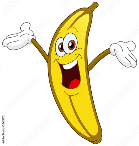Cartoon banana