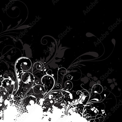 Floral grunge