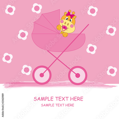 Tarjeta felicitación bebe