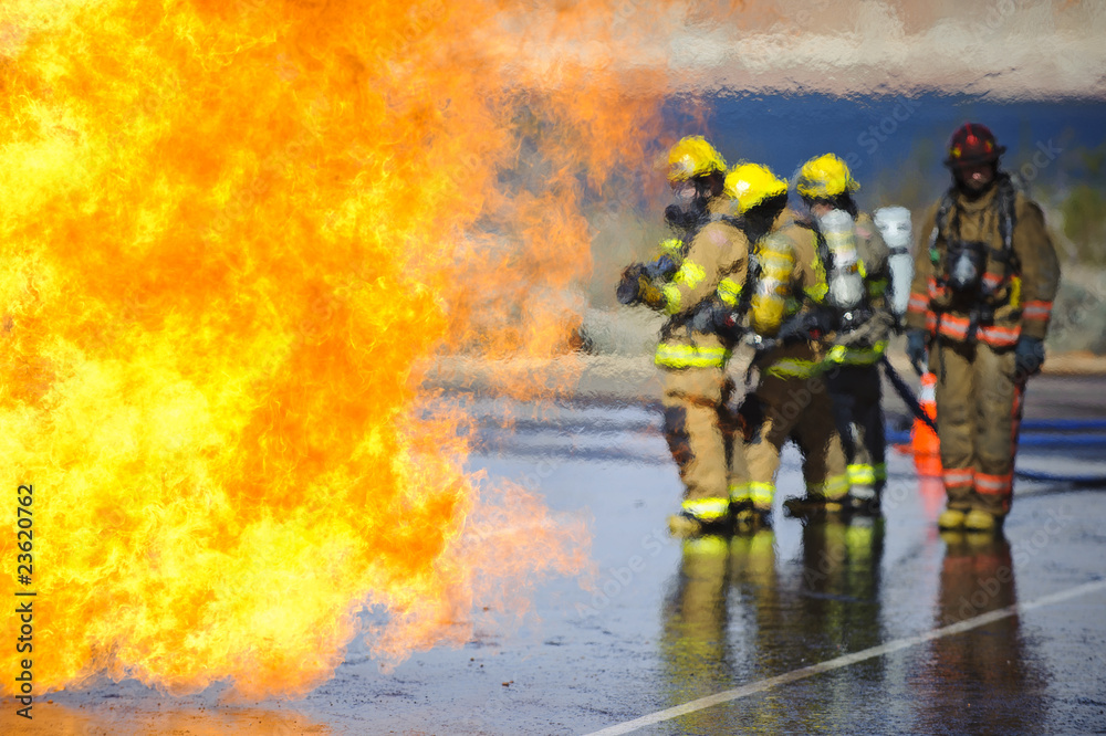 Fire training exercise Fire training exercise