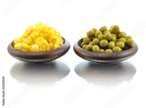 Photography pease and corn