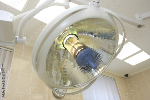Obraz na płótnie Lamp in a surgery room w salonie