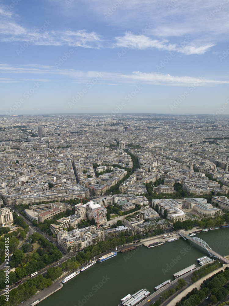 Obraz premium Paris from the Eiffel Tower
