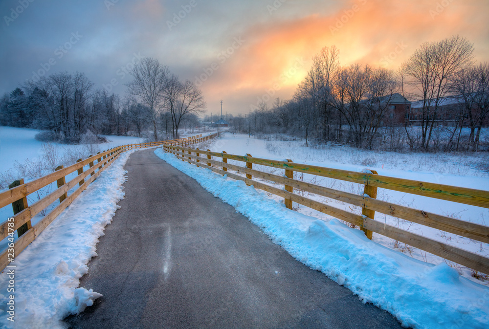 Fototapeta premium Winter park