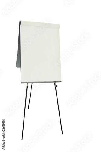 Office flip chart - isolated
