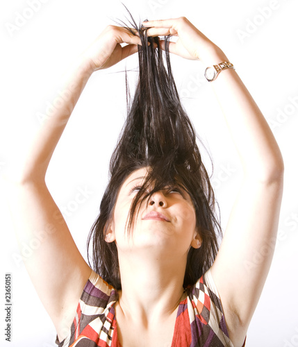 Billede på lærred cheveux