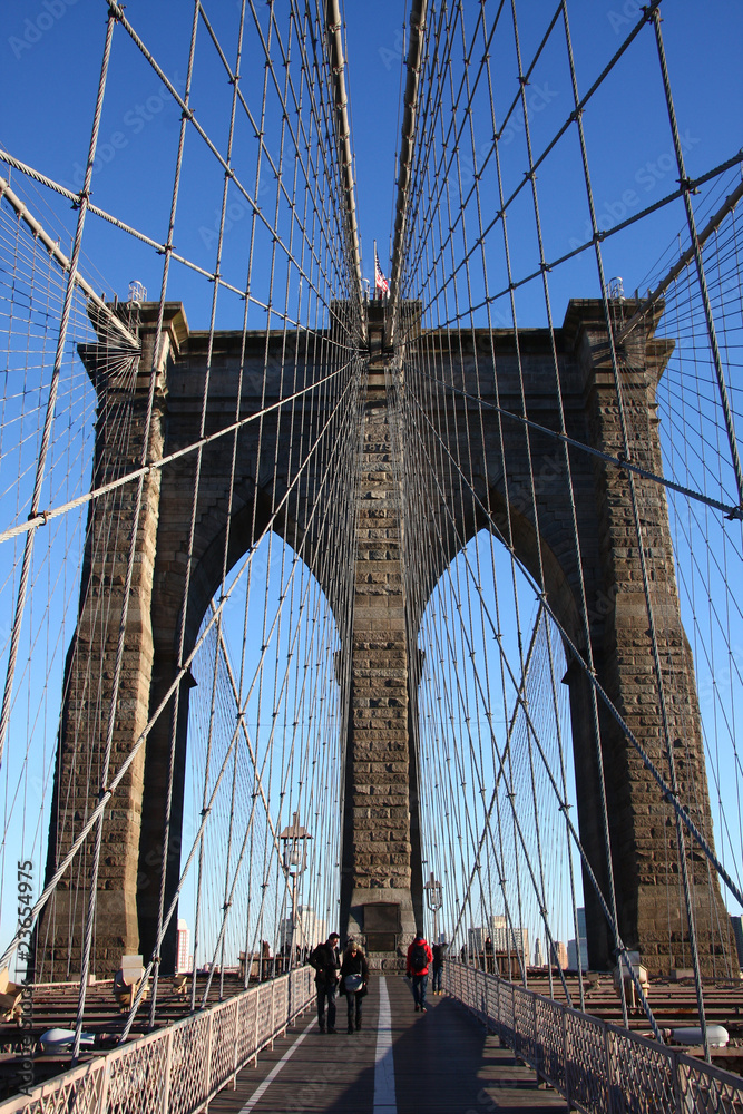 Naklejka premium Brooklyn Bridge