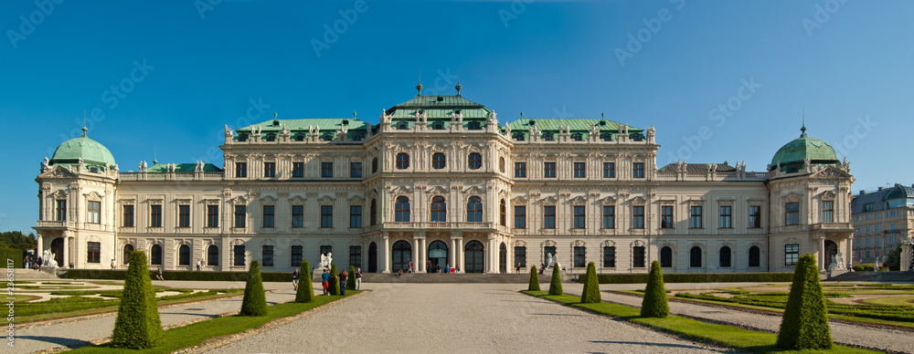 Naklejka premium Schloss Belvedere Wien Österreich
