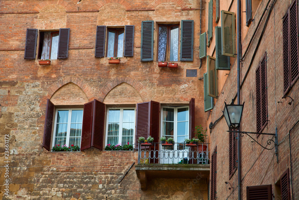 Houses in Siena