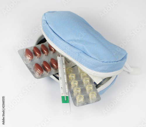 first aid in blue