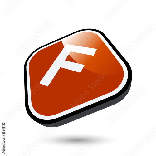 f buchstabe feuerlöscher symbol zeichen