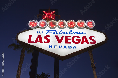 Vegas Sign Night