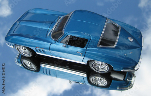 1965 Blue Corvette