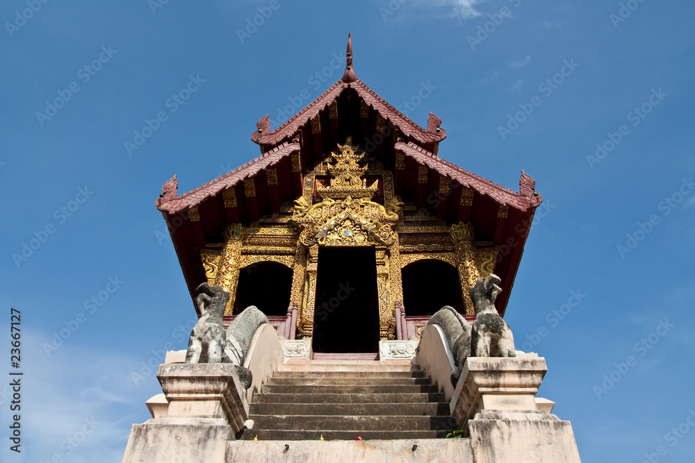 Naklejka premium Phasing Temple