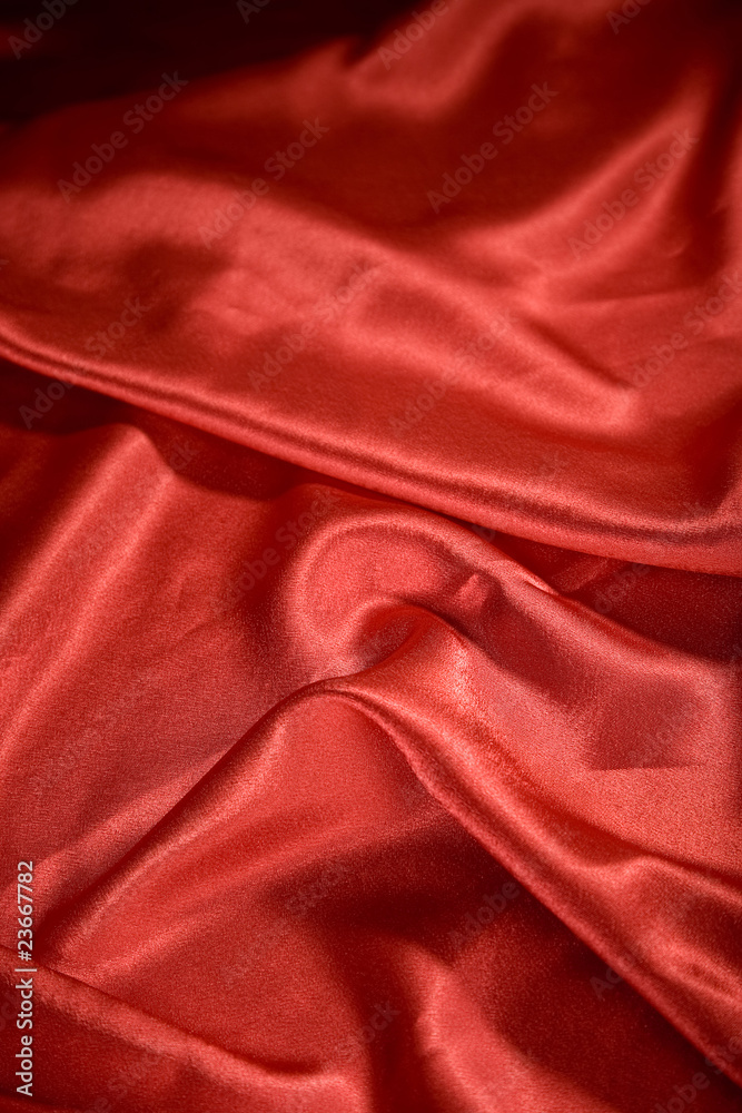 Elegant and soft red satin Elegant and soft red satin