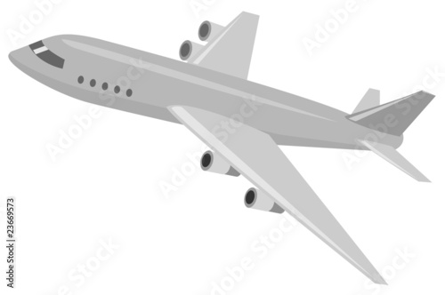 Vector illustration of airplane