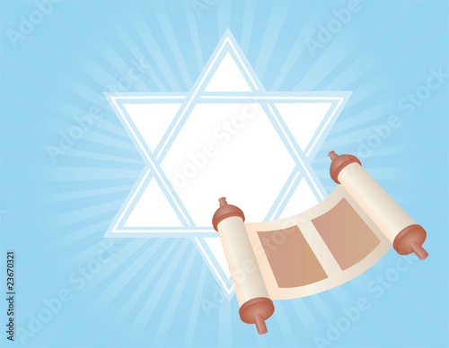 Glad background to the Jewish holiday