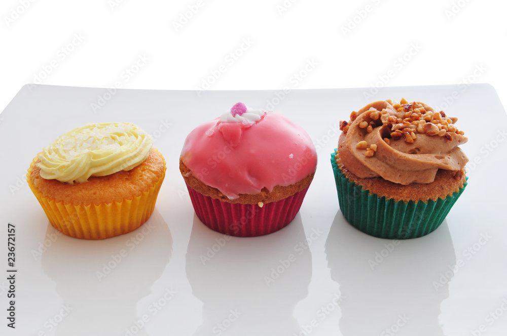 Trio cupcake Trio cupcake