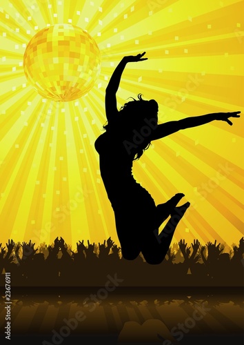 Disco Party - background il...