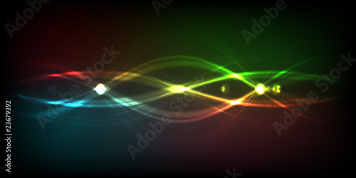Abstract rainbow - colored vector background