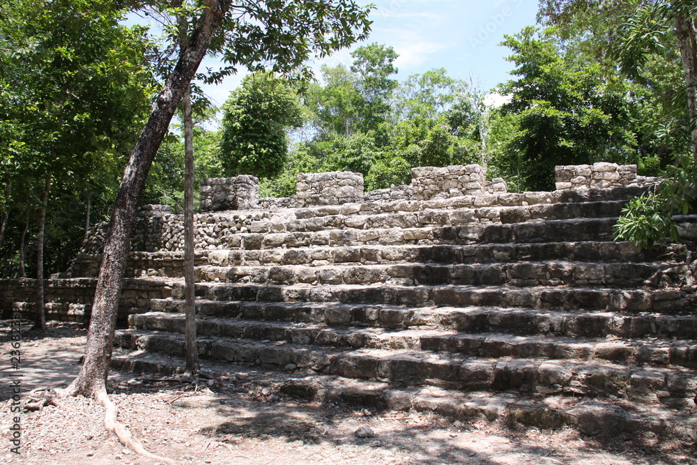 Coba Maya Ruinen in Mexiko