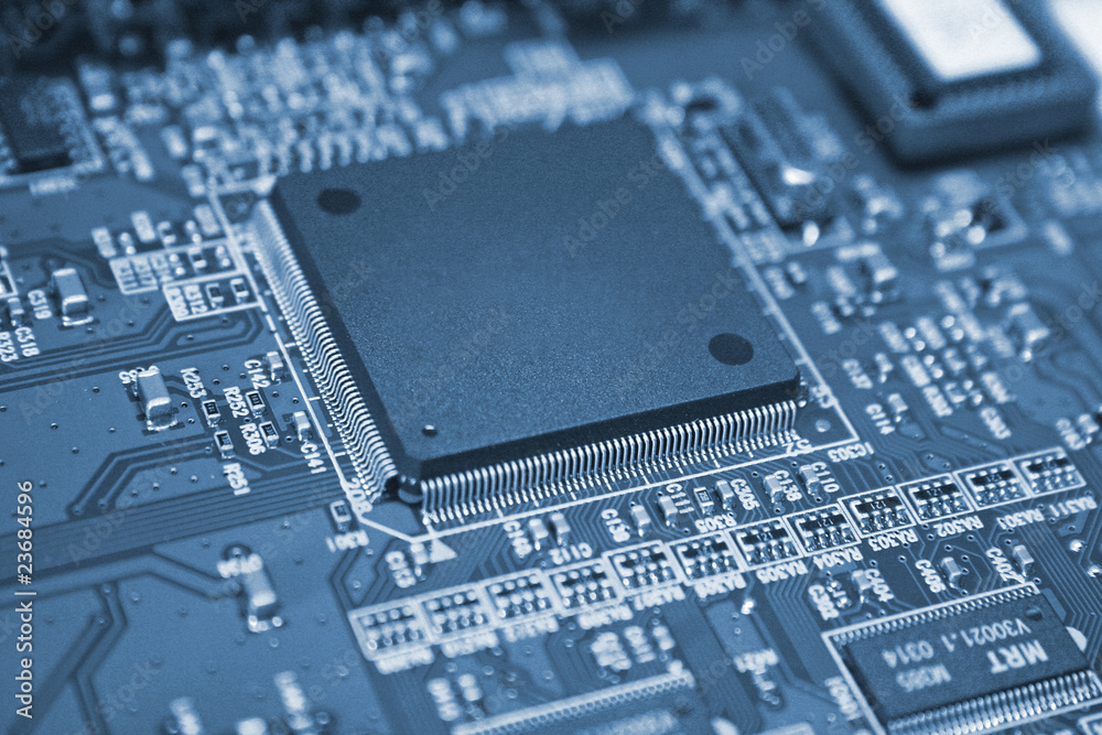PC Board Closeup PC Board Closeup