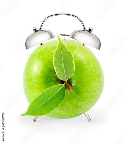 alarm clock in the form of an apple