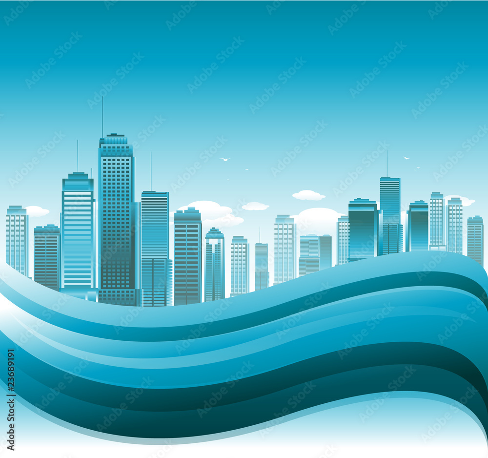 Abstract city background Abstract city background