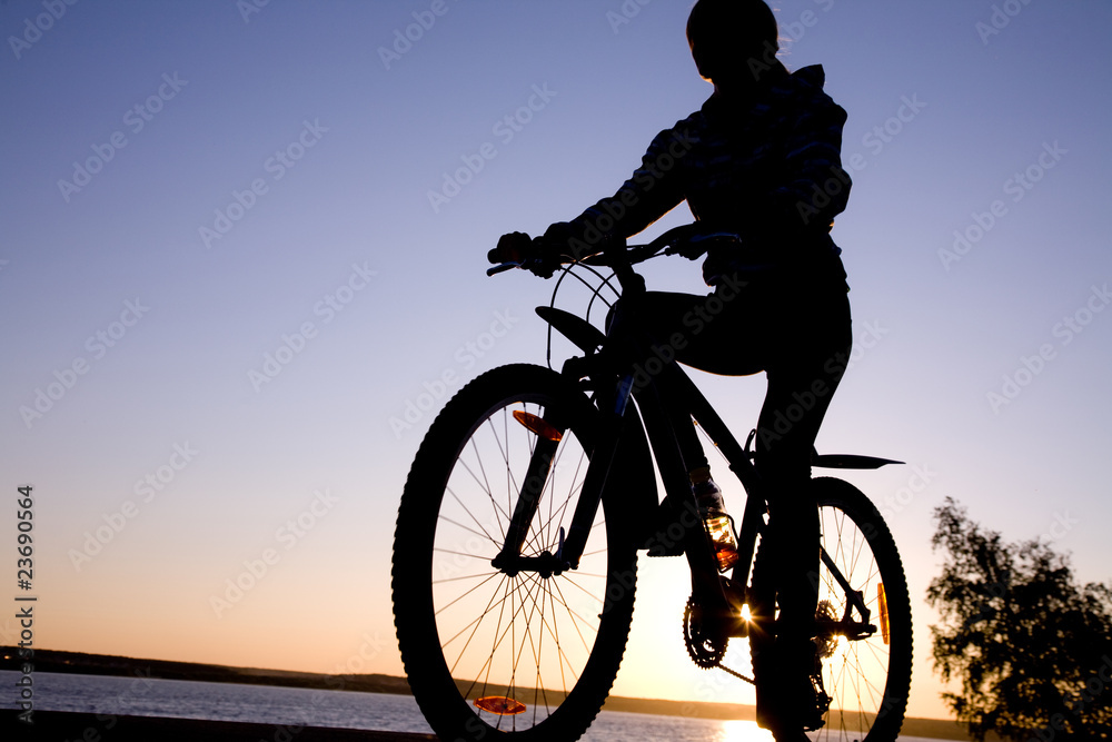 Fototapeta premium bicycler