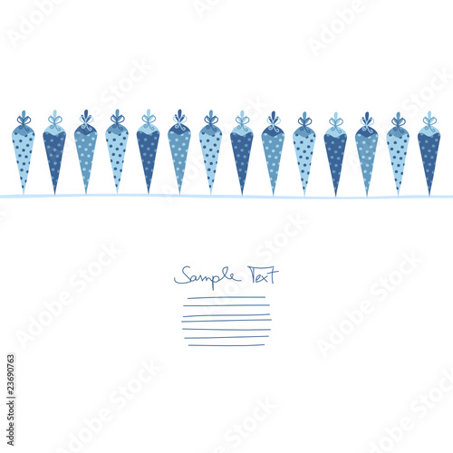 Karte Zuckertüten Boy