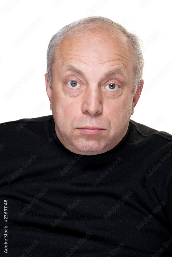 Obraz premium Senior men bug out.