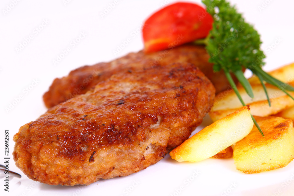 gebratene frikadellen mit bratkartoffeln gebratene frikadellen mit bratkartoffeln