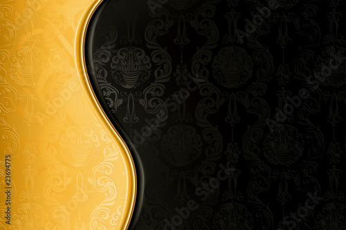 Luxury Background Black and Gold