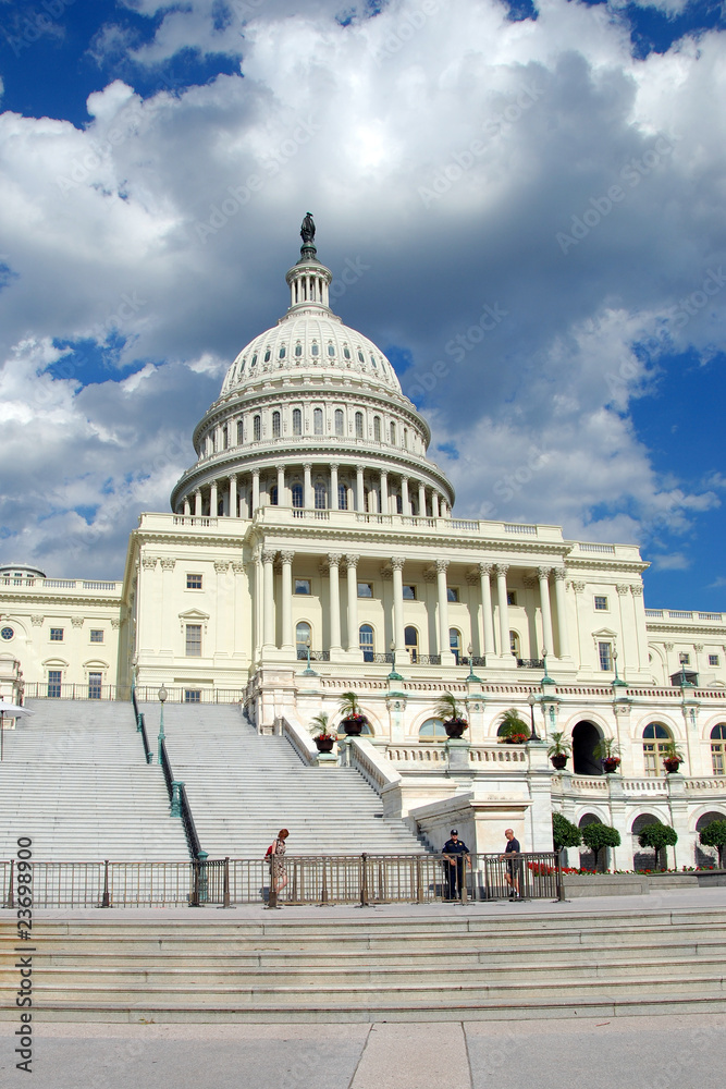 Naklejka premium US Capitol in Washington DC