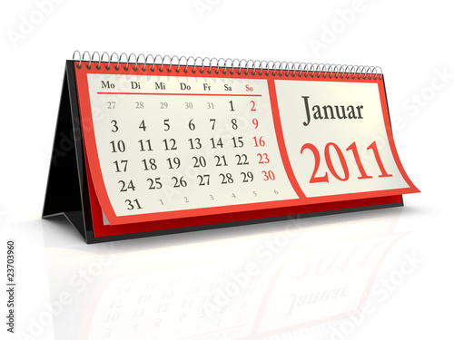 Tischkalender 2011 Januar