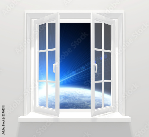 Window in other galaxy