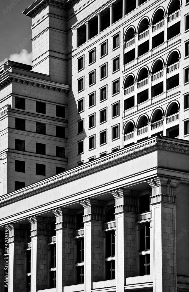 Fototapeta premium Architecture geometric abstract