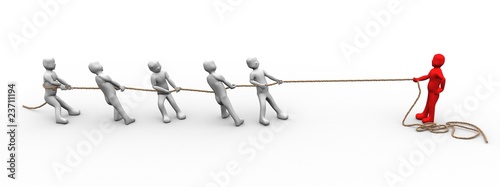Fotografie tug of war