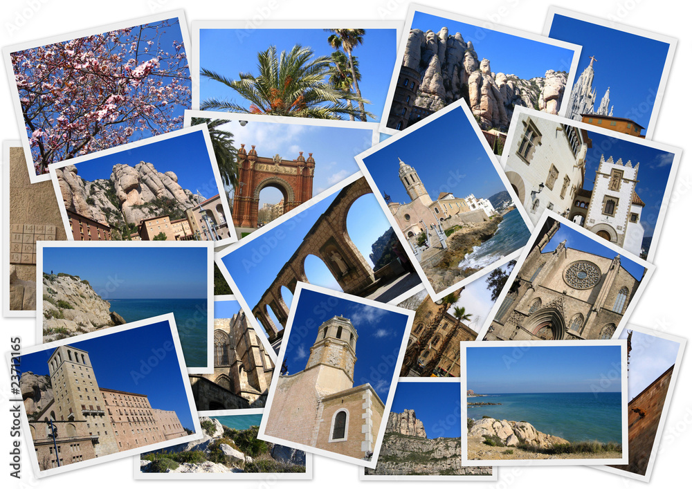 Naklejka premium Around Spain