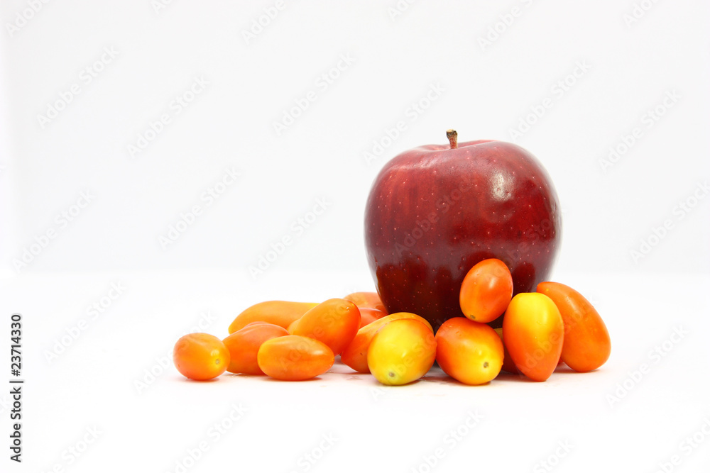 Apple red and tomato2 Apple red and tomato2