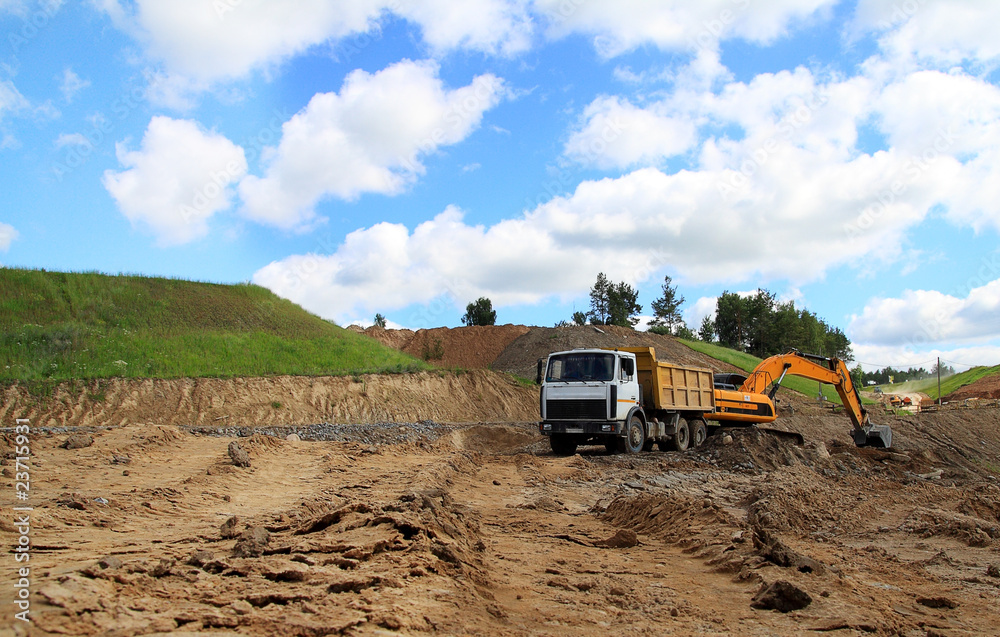 Backhoe loader loading dumper Backhoe loader loading dumper