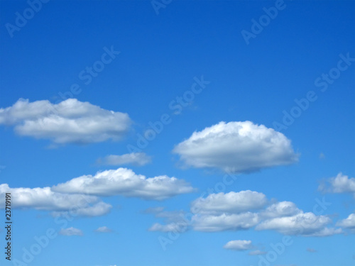 heaven, white clouds heap on blue sky, nature concept