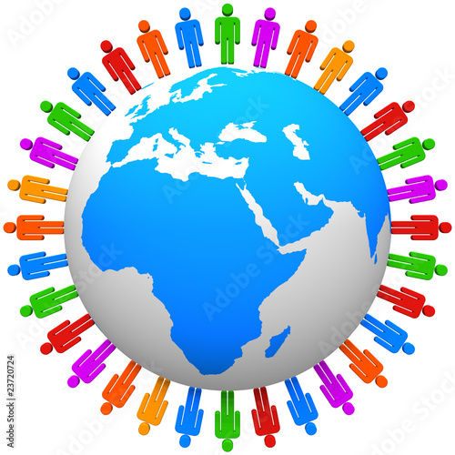 Global communication concept