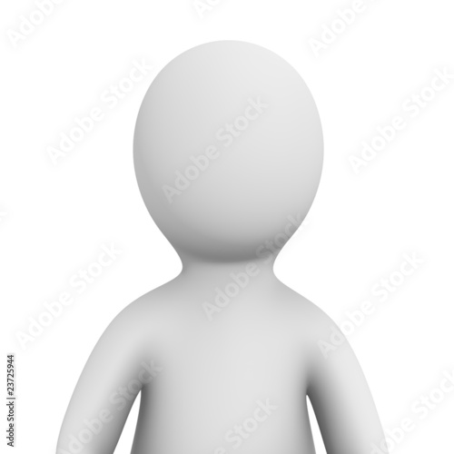 3D blank avatar photo