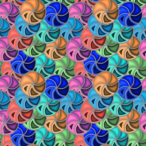 Seamless vivid swirl pattern