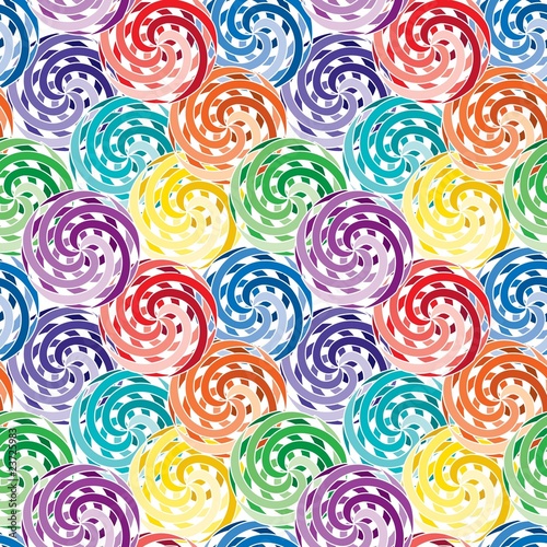 Seamless vivid swirl pattern