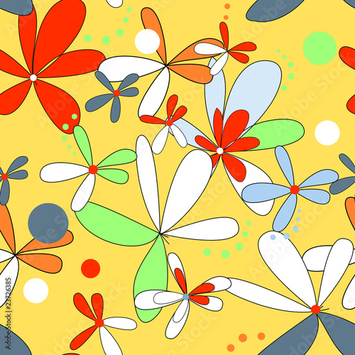 Seamless floral background