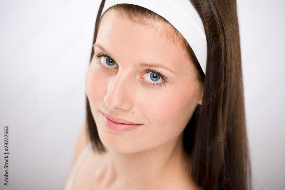 Portrait of beautiful brunette woman Portrait of beautiful brunette woman