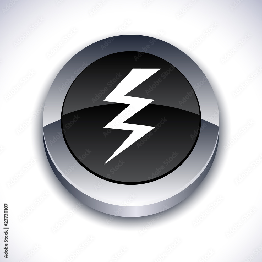warning 3d button. warning 3d button.