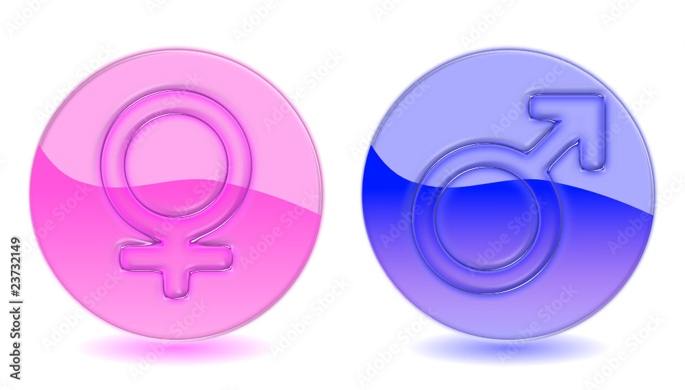 woman and man